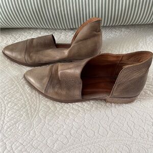 Free People Royale leather flat women's Loafers 38 7.5